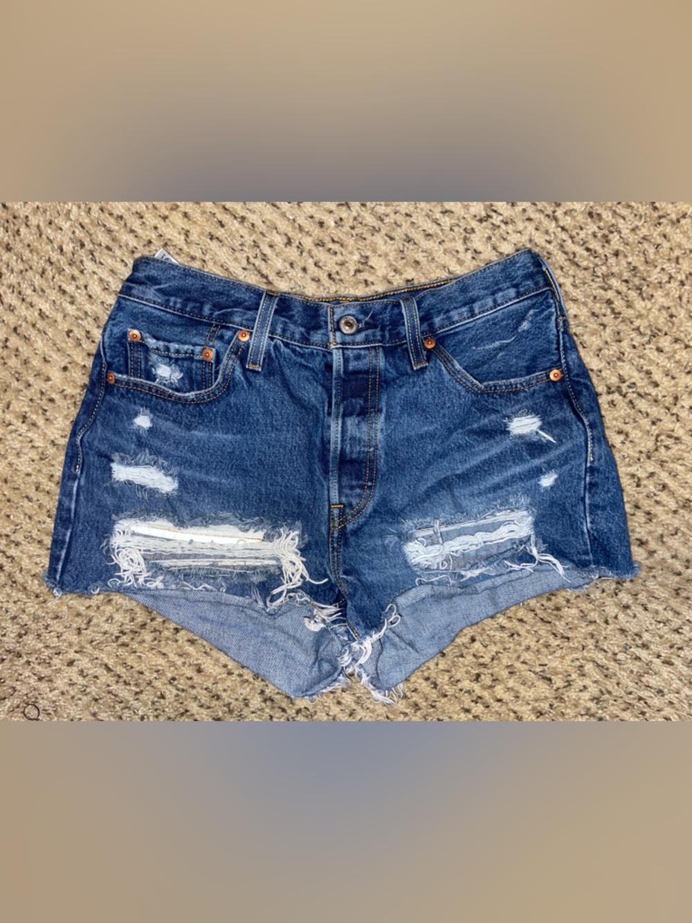 Levi's denim shorts